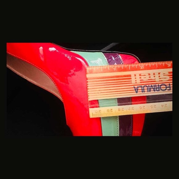 Dare to Dance in These! 6" Pink Patented Leather Stiletto Pumps by Maria Lorenzo - Picture 5 of 11